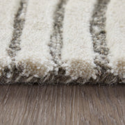 Kimball Transitional Abstract, Ivory/Gray